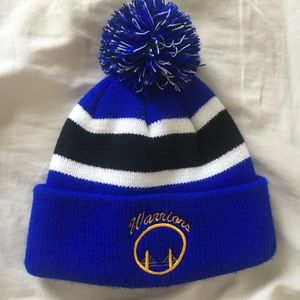 Warriors Puff Beanie